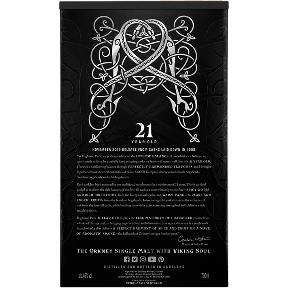 Highland Park 21yo November 2019 Release