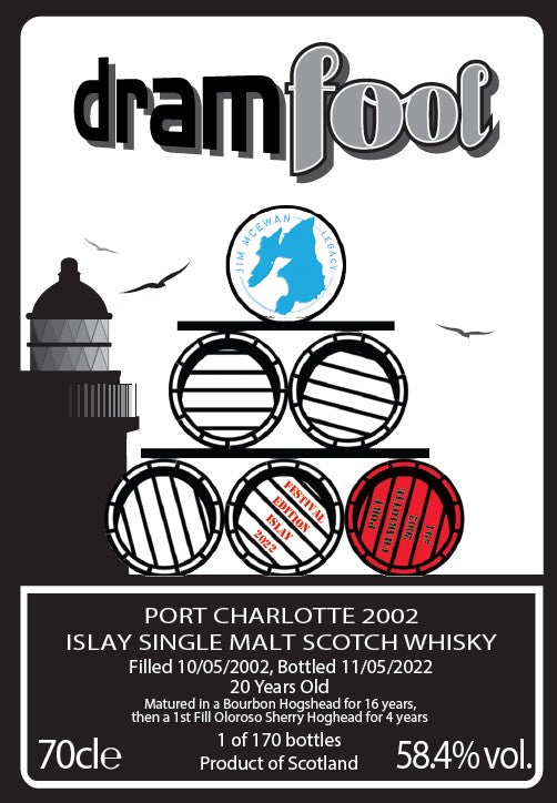 Dramfool Port Charlotte 2002 Oloroso Sherry