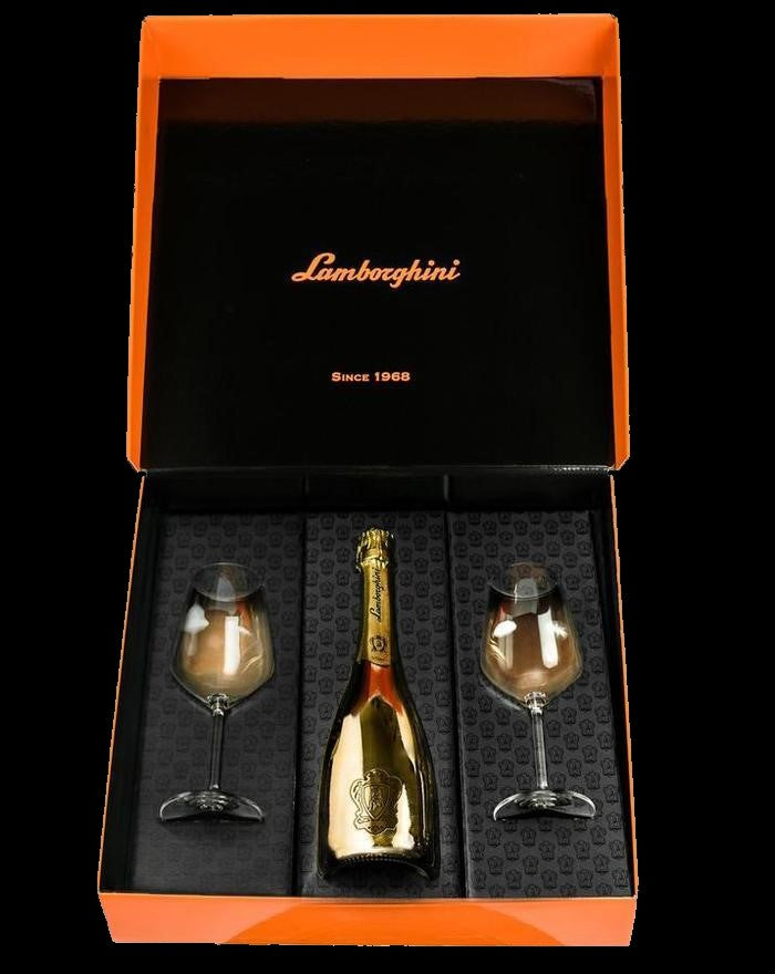 Lamborghini: Oro Vino Spumante with Gift Set – Wine by Lamborghini