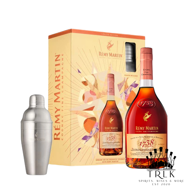 Remy Martin 1738 with Shaker Tin – The Rare Liquor King