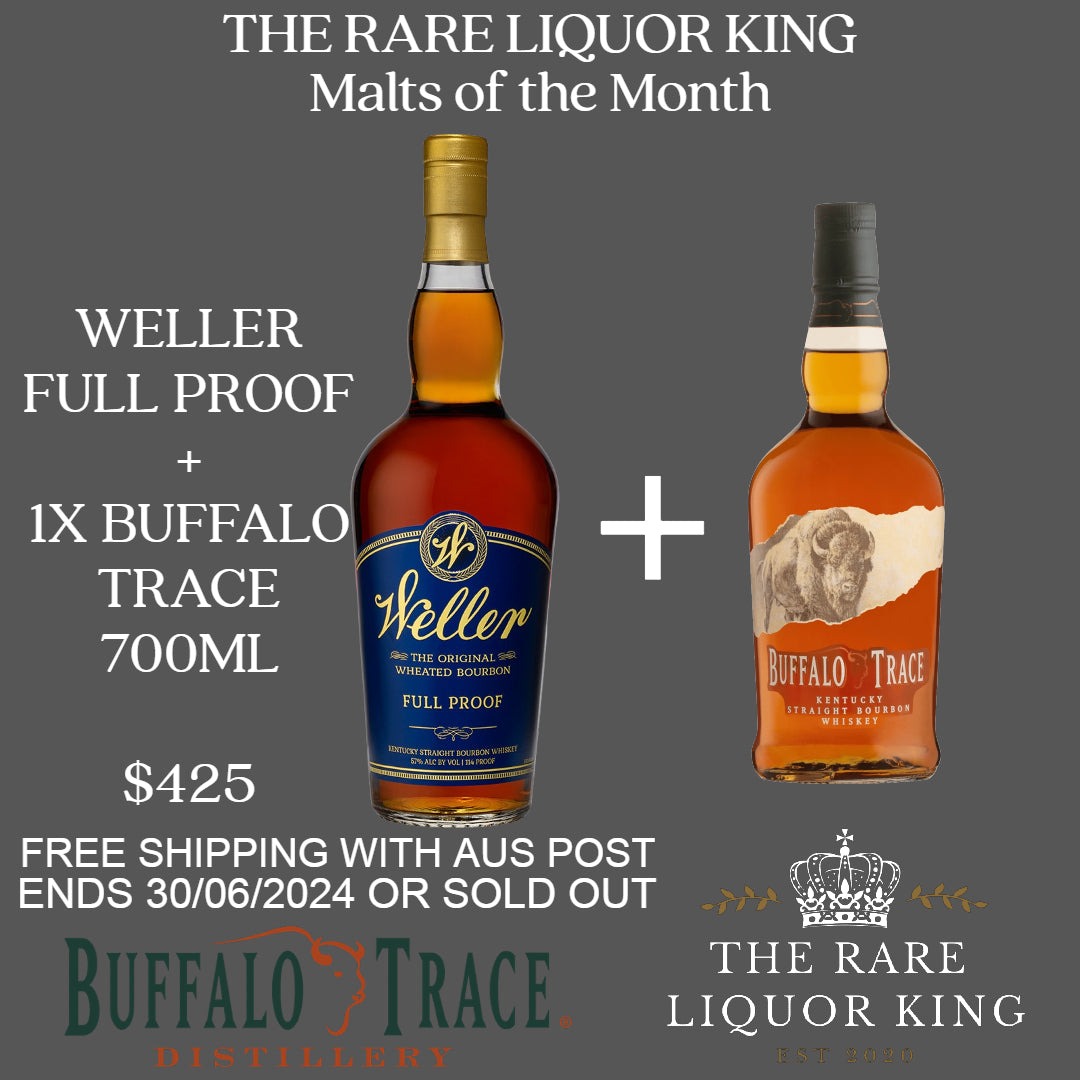 Weller Full Proof + Buffalo Trace The Rare Liquor King