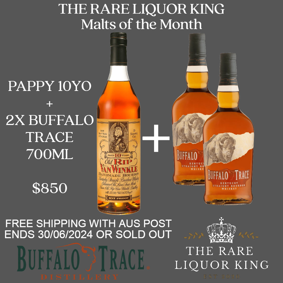 Pappy 10yo + 2x Buffalo Trace